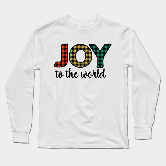 Joy to the world Long Sleeve T-Shirt by Satic